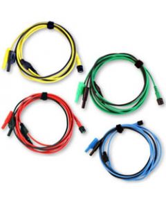 Premium Test Lead: Set of 4 leads BNC to 4 mm, 3 m PP718